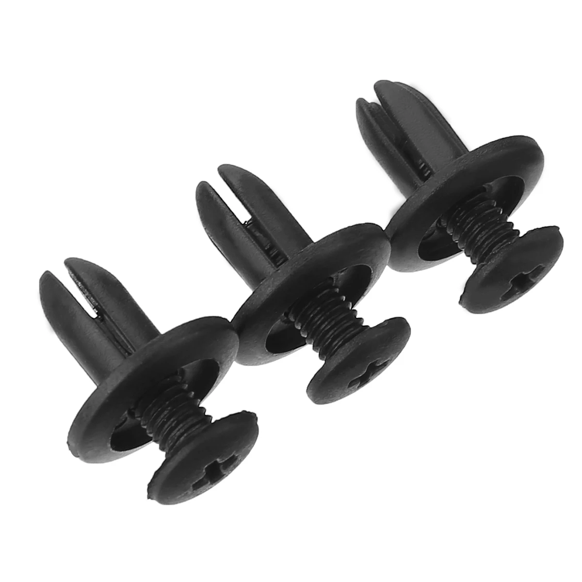 100Pcs/set 6mm Car Plastic Rivets Bumper Fender Retainer Fastener Push Clips Pin for Motorcycle Buses Cars Trains Planes