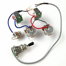 1 компл. LP SG электрогитары пикап жгут проводов Push Pull переключатель потенциометра для Epi без сварки