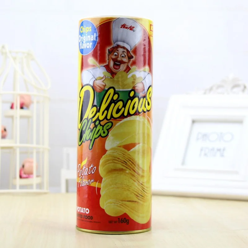 New toy fun Gag Toys antistress prank Scared shocker squishy toys Potato Chip Bounce Snake for April Fools' Day Gift kids toys2 - 