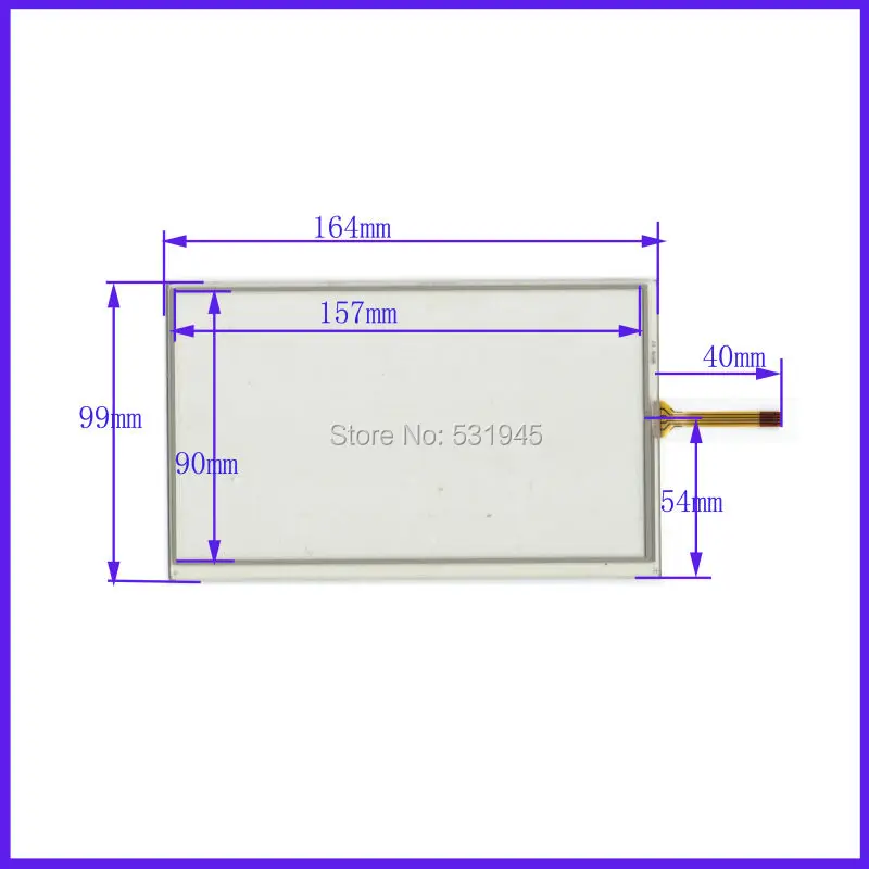 Zhiyusun 164 мм * 99 мм новый 7 дюймов Сенсорный экран для 7gps стекло 164*99 Линс для tble Совместимость xwt176