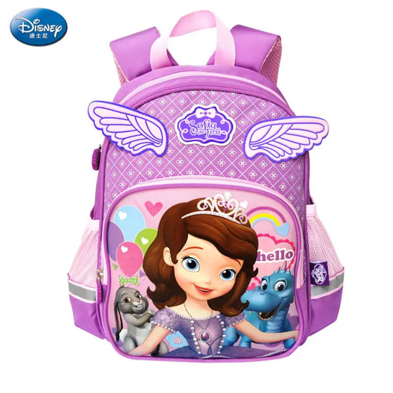 Новый рюкзак Disney с милыми крыльями для детей дошкольного возраста мальчиков и