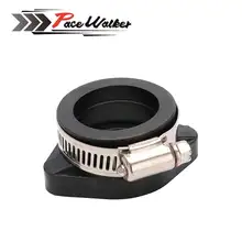 FREE SHIPPING Motorcycle Pit Dirt Bike Carburetor Rubber Adapter Inlet Intake Pipe For MIKUNI VM24 OKO KOSO KEIHIN PE28 28&30mm