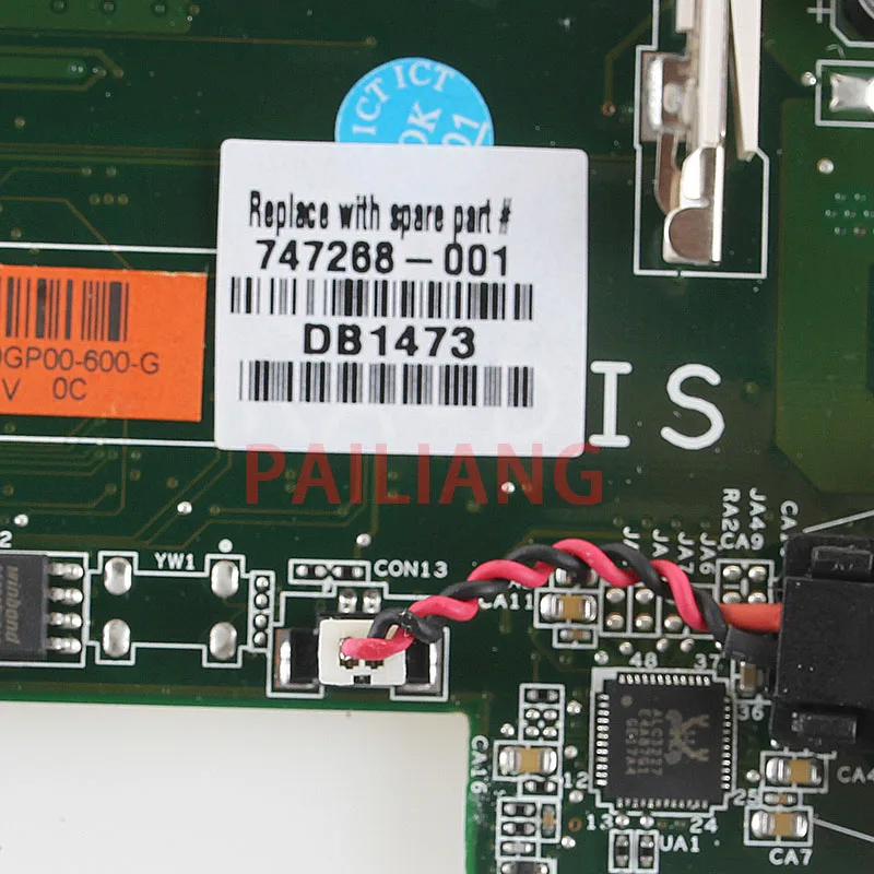 Материнская плата PAILIANG для ноутбука HP 14 D 245 G2 250 Touchsmart материнская ПК модель 747268 001