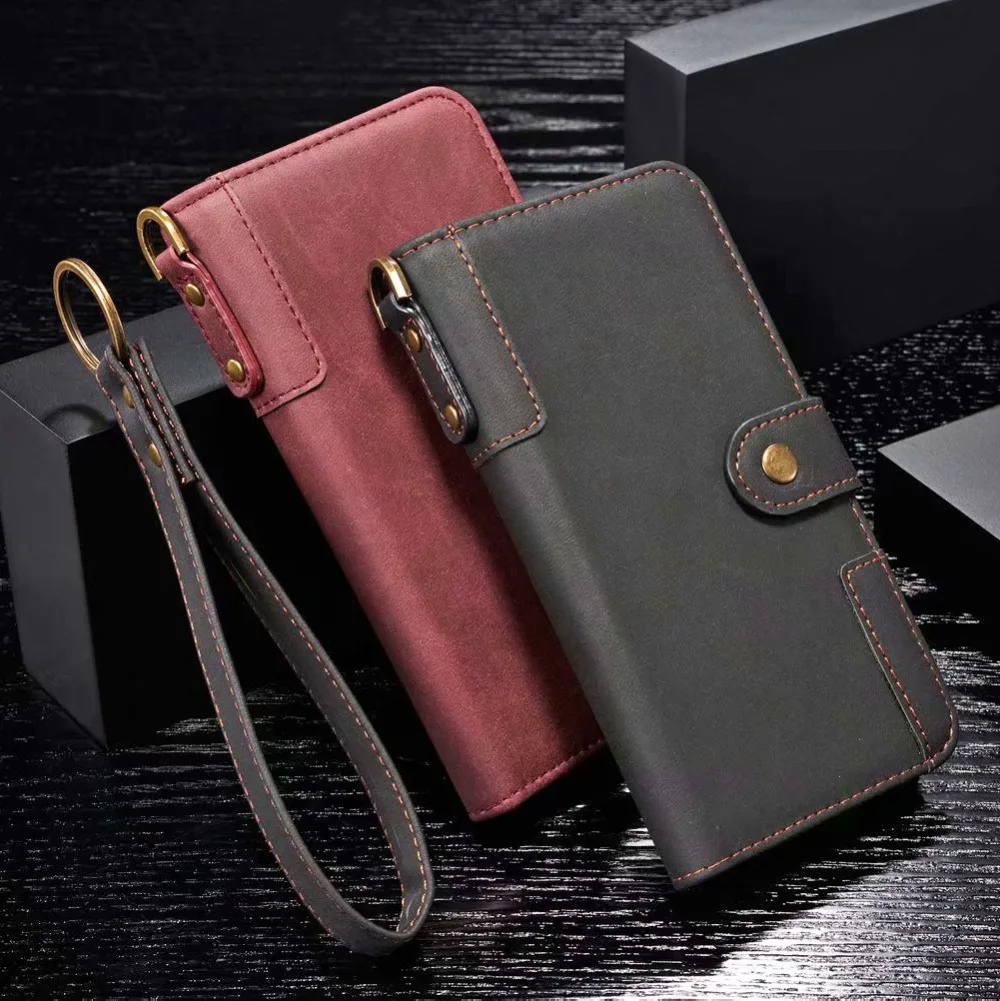 

Vintage Leather Case For iphone X XS Max XR 11 Pro Max 2019 Phone Hard Back Wallet Flip Cover For iphone 7 8 5S SE 6 6s Plus
