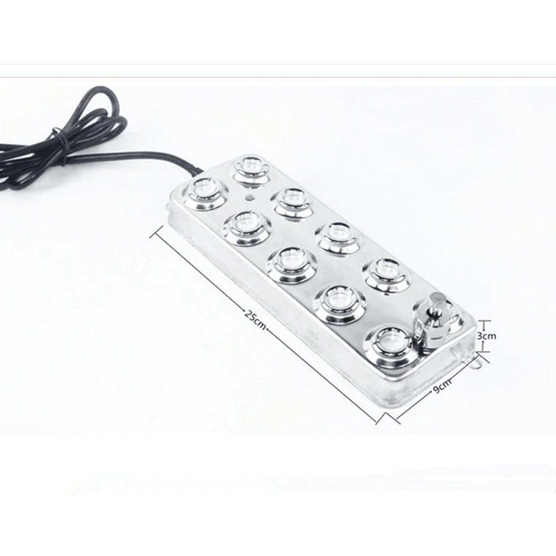 Ultrasonic Atomizer Industrial 10 Head Humidifier Fog Machine Mist Maker Fogger