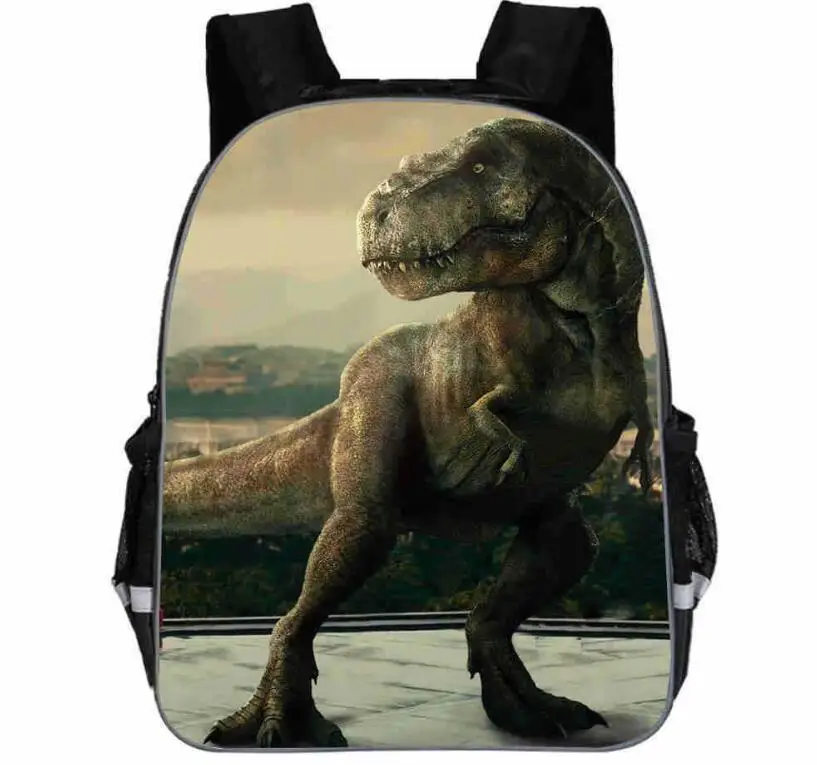 Детский Школьный рюкзак с изображением динозавров для подростков 13, 16, 18 дюймов, новинка, рюкзак со светоотражающим ремешком - Цвет: 17