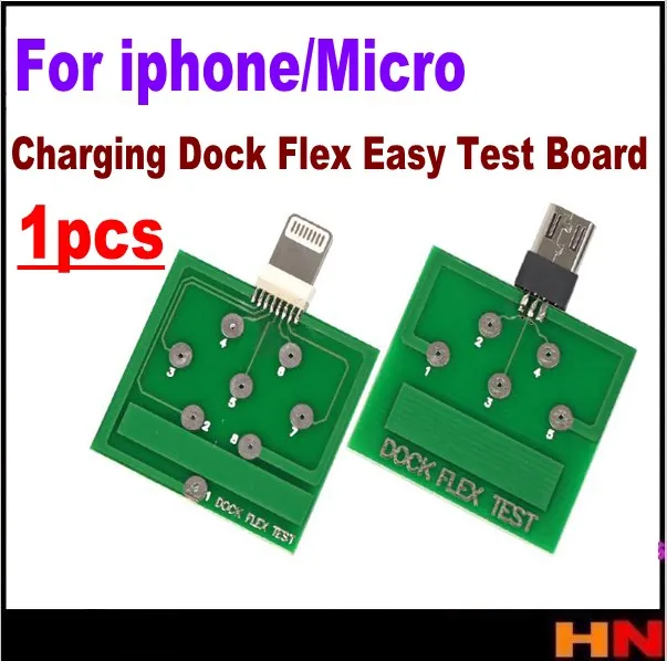 

1pcs Charging Dock Flex Easy Test Tool Board For iPhone 8 7 6 6s Android Battery Power Mirco USB PCB Repair Tools