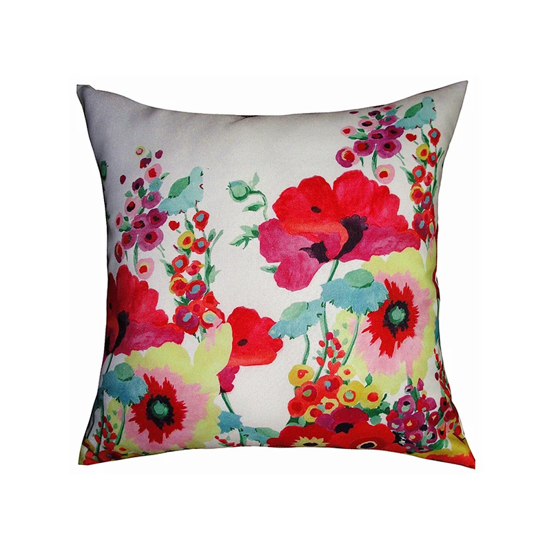 RUBIHOME Watercolour Flower Florid Plant Design Decorative Cushion Cover Throw Pillowcase Home Decor Sofa Seat