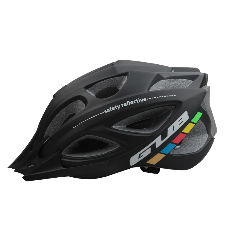 GUB P9 велосипедный шлем, велосипедный Сверхлегкий шлем со светом, интерgrally-molled, Горный Дорожный велосипедный шлем, безопасный для мужчин и женщин - Цвет: black