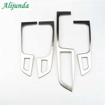 

4 PIECES DIY Car Style Stainless steel window lift control Ring Panel Cover for Volkswagen new Sagitar Accessories for parts