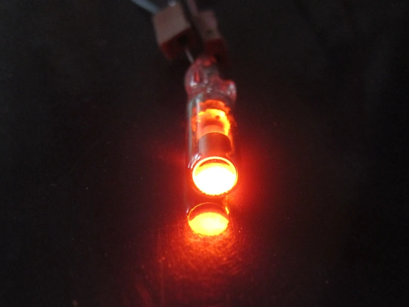 GHXAMP 1PCS New Russian INS-1 top Glow Tube neon bulb Length 29mm Electronic Accessories