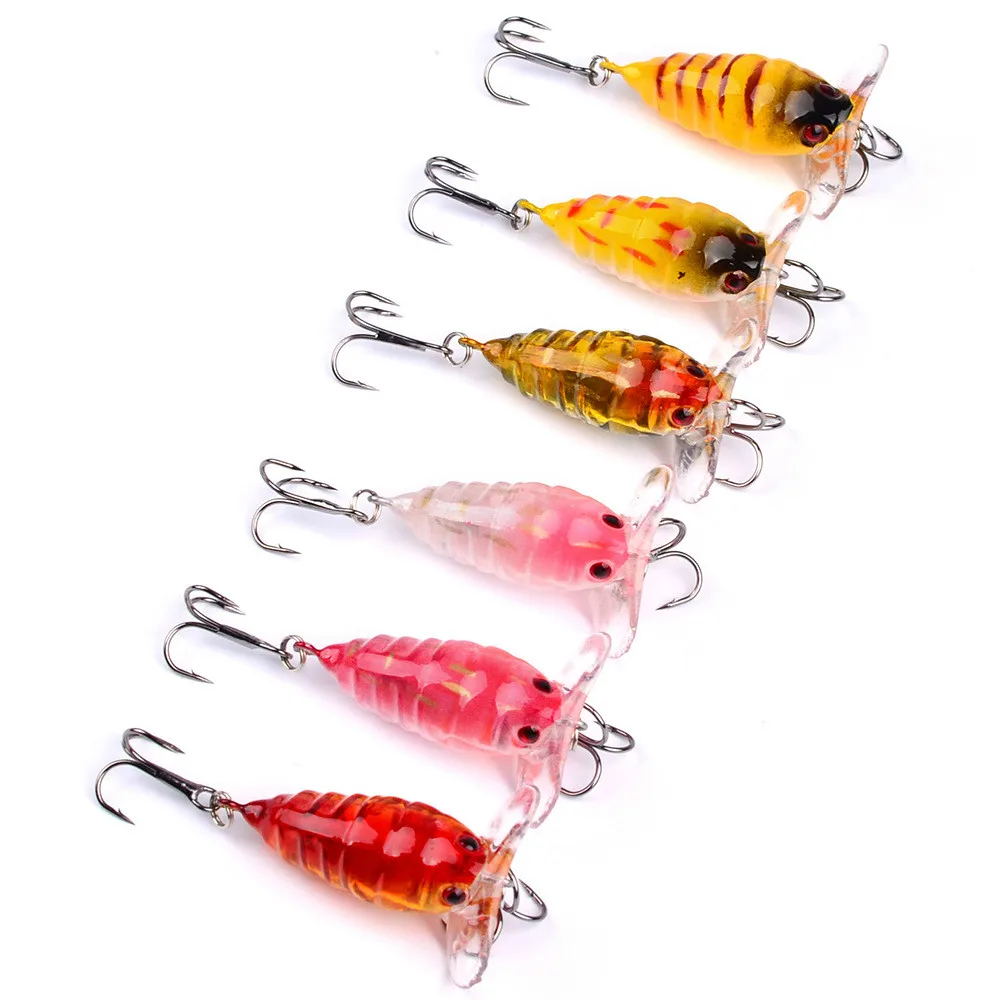 Explosive Luya insect bait knows the lure 4cm/4.2g bionic hard DHC005 | Спорт и развлечения