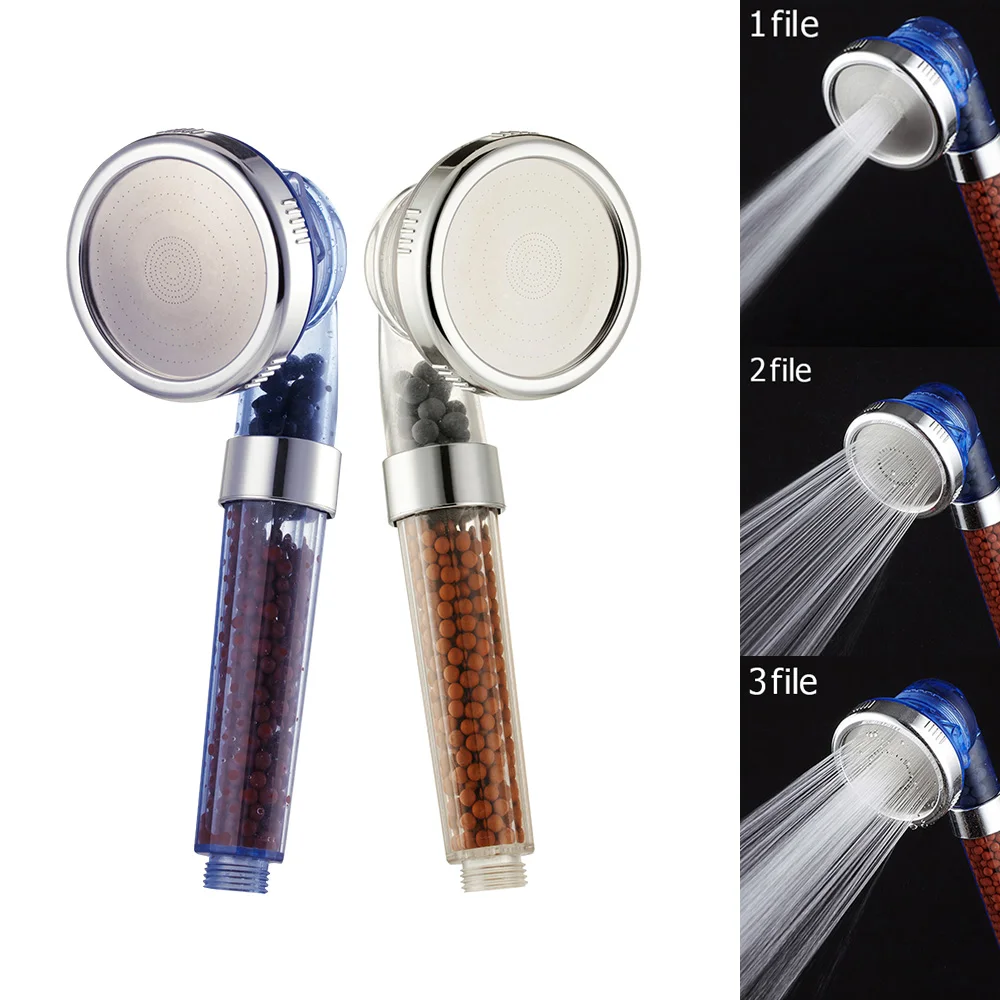 3 Function Adjustable Jetting Shower Filter High Pressure Water Saving