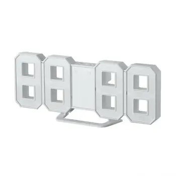 

8 Shaped USB Digital Table Clocks Wall Clock LED Display Watches 24 & 12-Hour Display Home Decoration Christmas Gifts