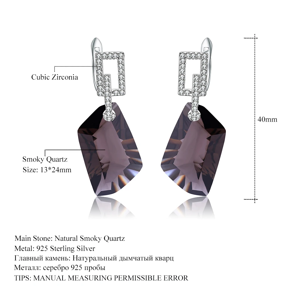 Женские Балетные серьги GEM'S подвески из стерлингового серебра 925 пробы с