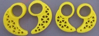 

DHL free. 500pcs/lot. yellow eargel for wire earphone . New yellow eartip. model:KR-13