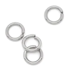100 шт./лот 925 твердых заключений стерлингового серебра 0.7x6 мм 925 Серебряное кольцо прыгать Серебряные ювелирные изделия DIY 925 Серебряные ювелирные изделия