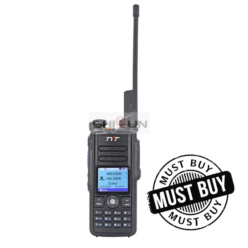 Дополнительный gps IP67 Водонепроницаемый рация ПМР Dual Band MD- TDMA лучше Baofeng DMR DM-8HX DM-5R DM-5R плюс TYT DMR радио