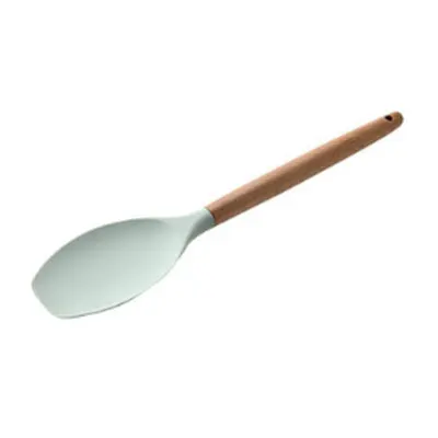 Pastry Silicone Turners Kitchen Cooking Utensils Non-stick Fried Steak Egg Pancake Turner Wooden Long Handle Food Flipper Shovel