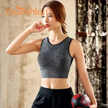 Thunshion, женский спортивный бюстгальтер, дышащие носки, эластичные ремни, для фитнеса, сексуальный бюстгальтер, пуш-ап, высокоэффективный, для бега, йоги, тренажерного зала