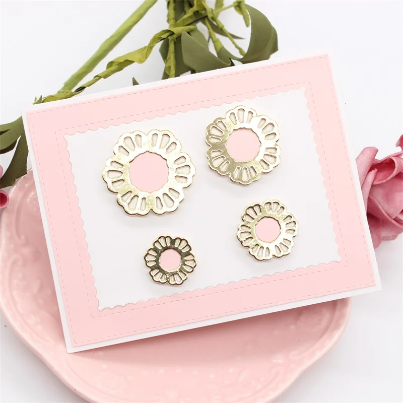 

KSCRAFT Flower Metal Cutting Dies Stencils for DIY Scrapbooking/photo album Decorative Embossing DIY Cards