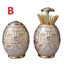 Новая креативная винтажная Автоматическая Подставка Для Зубочисток цинковый сплав Диспенсер Для Зубочисток Коробка органайзер Европейский Стиль Резные зубочистки