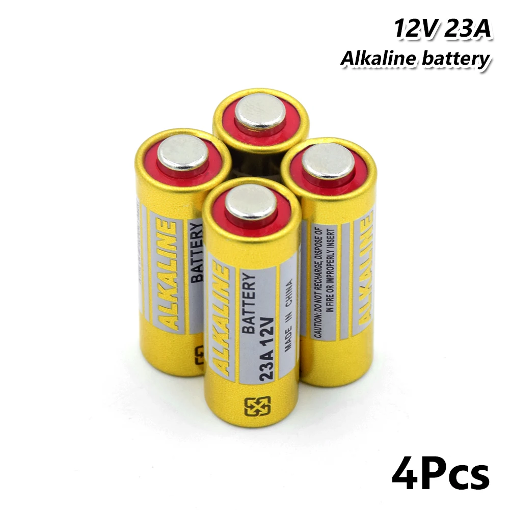 

YCDC 12V Alkaline Replacement Battery 23A 23GA MS21 A23 E23A V23GA Batteries Batteria For Remote Control Doorbell