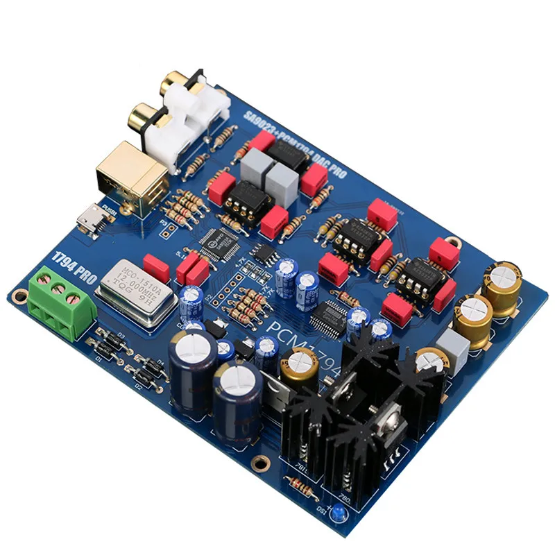 Плата декодера DAC SA9023 + PCM1794 USB звуковая карта 5 В DIY/готовая плата|Усилители