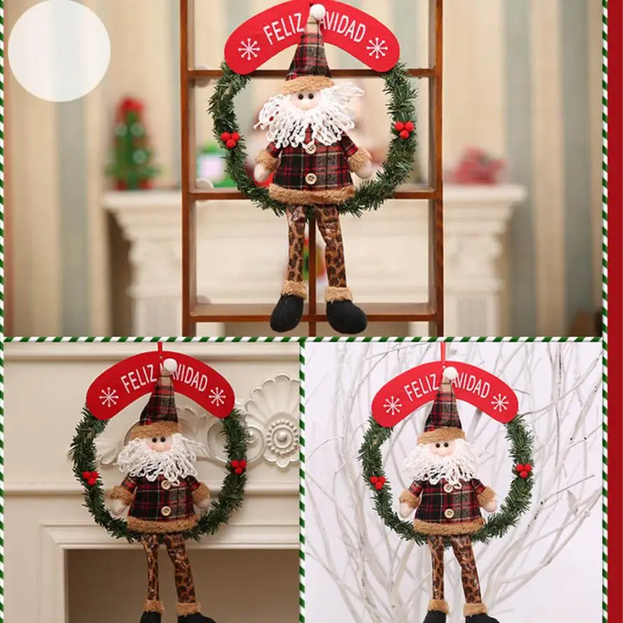 Aliexpress Buy Christmas Decor Xmas Door Wreath Christmas 1pc Christmas Decor WDL WDL WDL WDL