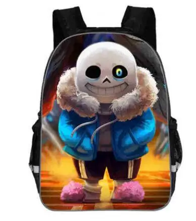 photo color Undertale рюкзак животных Аниме FNAF Freddy UT Sans повседневные школьные сумки для малышей, мальчиков и девочек подростков Mochila подарочная сумка - Цвет: photo color