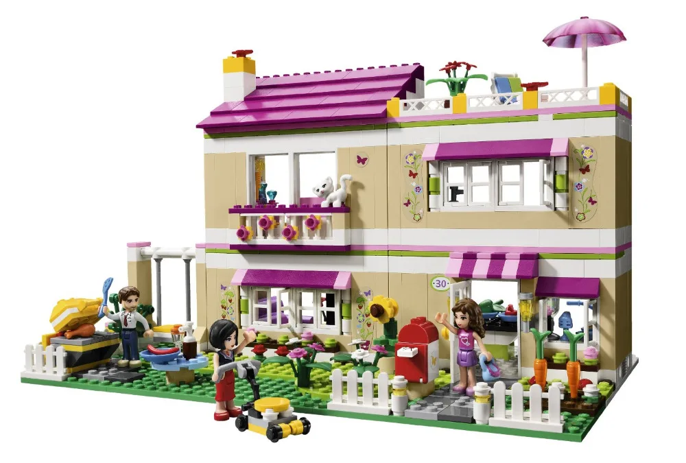 BELA Friends Series Olivia s House Building Blocks Classic For Girl Kids Model Toys Minifigures Marvel