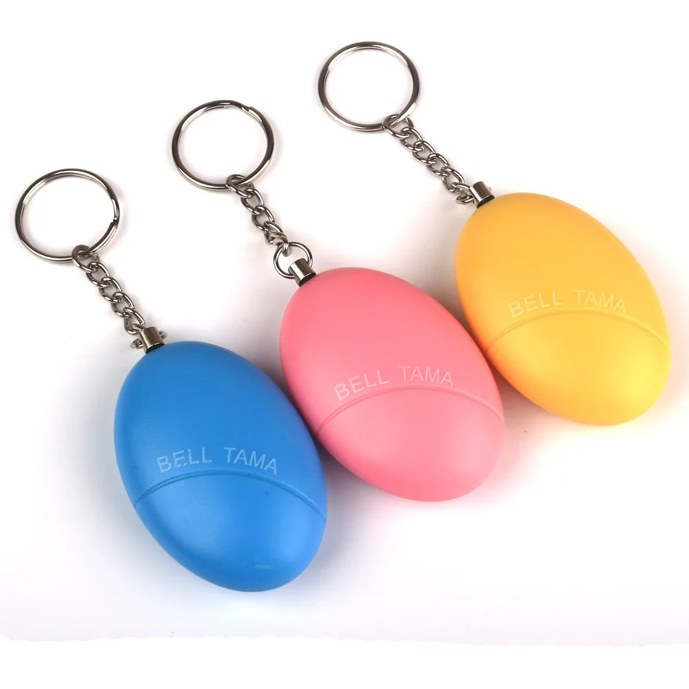 

Tenvellon 3pcs Portable Keyring Defense Personal Alarm Girl Women Anti Attack Security Protect Alert Emergency Safety Loud Alarm