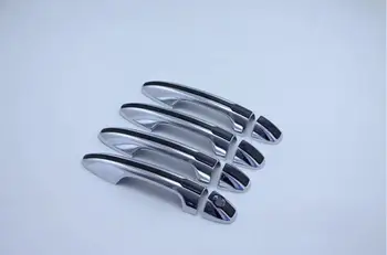 

For TOYOTA INNOVA 2016 8PCS Car Door Handle Bowl Protector Cover Trim Molding ABS Chrome Car Styling Auto Accessories