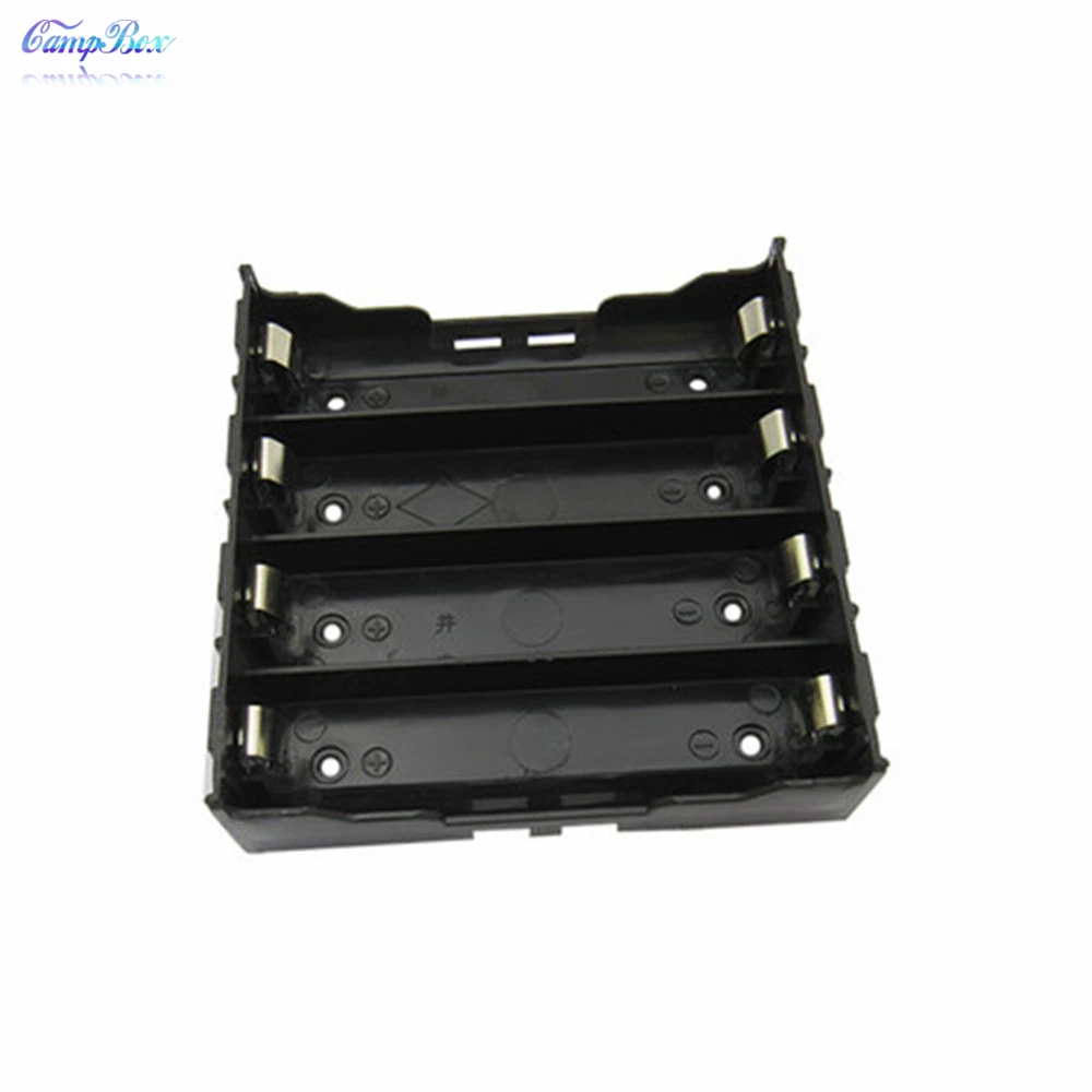 50Pcs 4x18650 Lithium Battery Case Holder Socket Wire Junction Box With Solder Lugs Pins