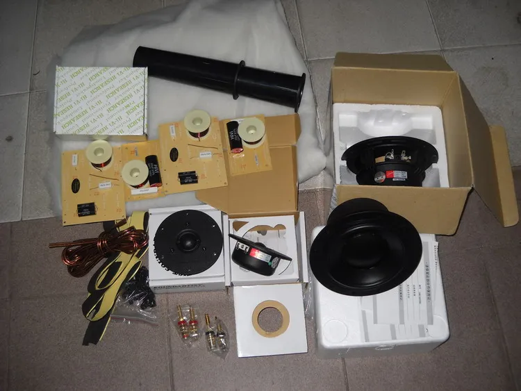 Hivi 6 Diy Bookshelf Speaker Kit 2pcs D6 8b Woofer Q1r Tweeter