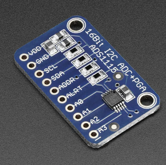 

ADS1115 Module 16 Bit I2C ADC 4 channel with Gain Amplifier for Arduino RPi