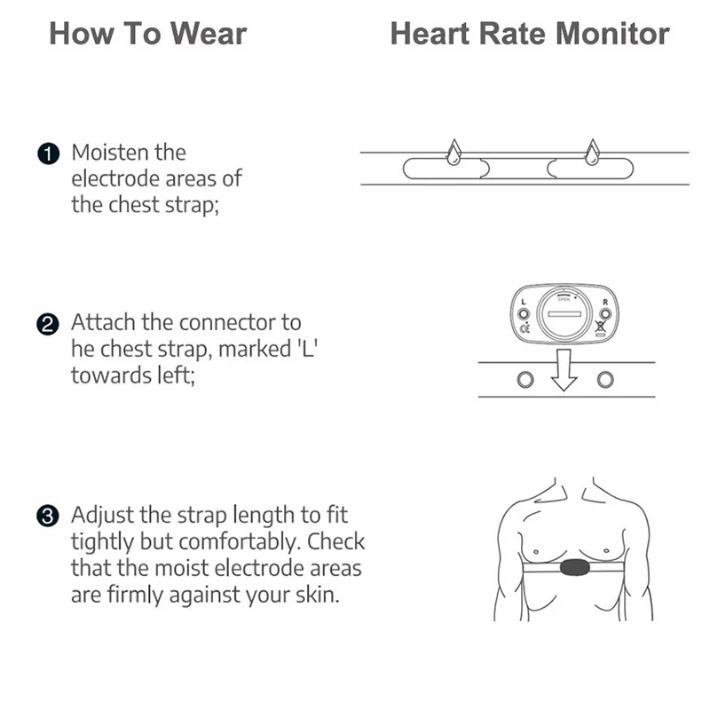 11 Bluetooth Heart Rate Monitor Chest Strap Belt Pulsometro Polar Wahoo Runtastic BLE Heart Rate Sensor Pulse Meter Fitness Band