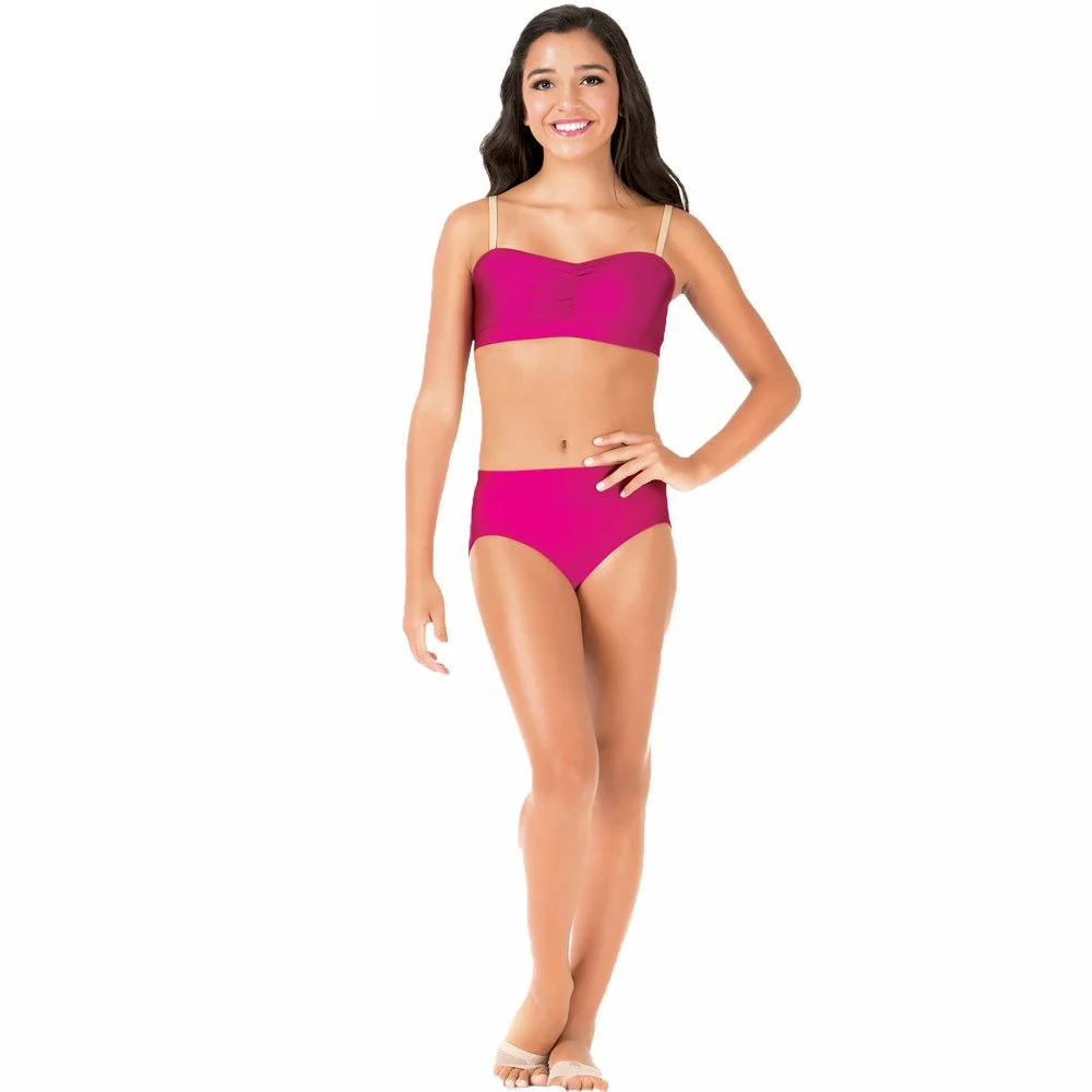 Women Lycra Gymnastics Dance Short  Black Low Waist Ballet Dance Shorts Underpants Elastic Bottoms Underpants (2)