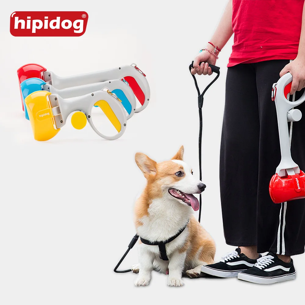 

Hipidog Eco-Friendly Portable Pet Dog Cat Waste Pooper Scooper Poop Bag Pickup Clip Easy Cleaning Tool Pet Accessories Supplies