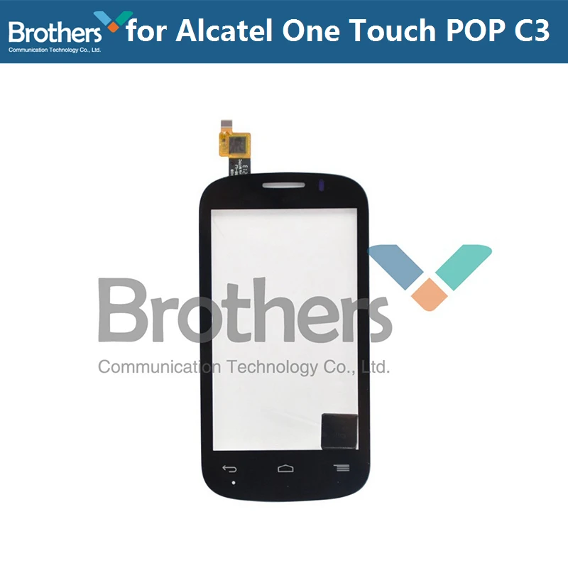 Дигитайзер сенсорного экрана для Alcatel One Touch POP C3 Dual 4033 переднее Сенсорное стекло