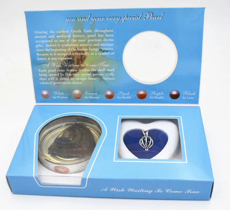 10SET Hot Gift Love Wish Pearl Kit Heart Cage 17&quot chain Necklac Sunflower AAA | Украшения и аксессуары