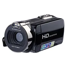 HDV-312P HD Digital Photo Camera 16X 24MP 720P Professional Digital Camcorders 2.7 inch TFT Rotation Screen with LED Fill Light