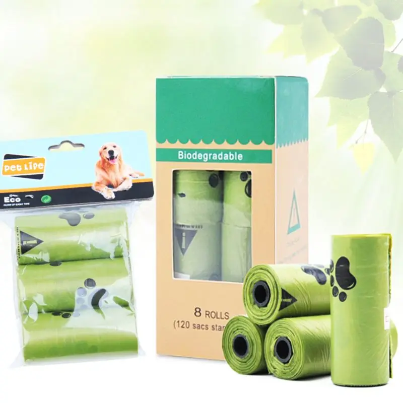 Eco-Friendly Biodegradable Dog Waste Poop Bags Home Kitchen Trash Bag