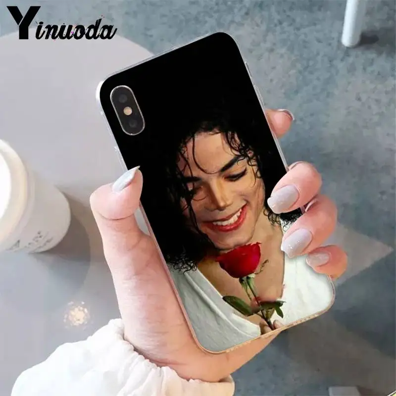 Yinuoda Майкл Джексон мягкий чехол для телефона iPhone 8 7 6 6S Plus X XSMAX 5 5S SE XR 10 Fundas Capa 11 11pro 11promax