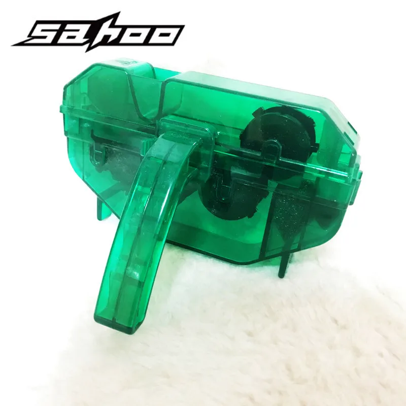 Best SAHOO Bicycle Chain Cleaner Tools Kit Cycling Road Mountain Bike MTB Cleaning Brushes Wash Scrubber Accessories 5
