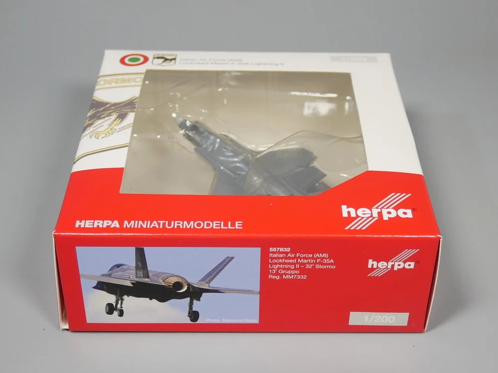 Herpa 1: 200 итальянская ВВС (AMI) Lockheed Martin F 35A Lightning II литьевая модель| |