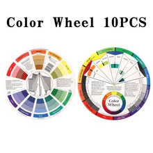 10 компл. США biotouch Микро Пигмент Цвет колеса руководство для смешивания цвет татуировки перманентный макияж аксессуары чернил