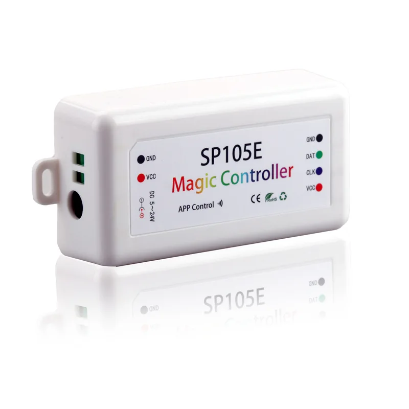 DC5V-24V SP105E Magic led controller Bluetooth SPI for all kinds of IC pixels lights WS2801 WS2811 WS2812B pixel Strip | Лампы и