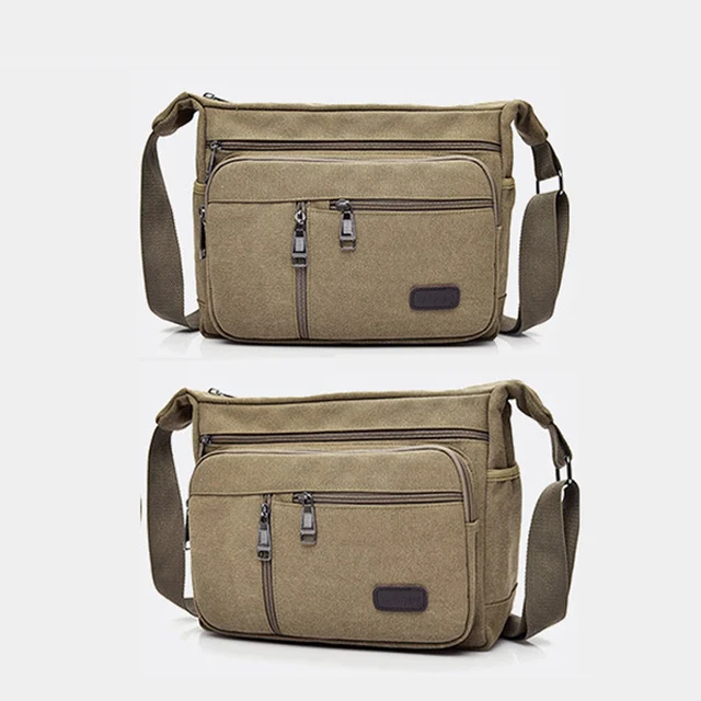 multi compartment messenger bag