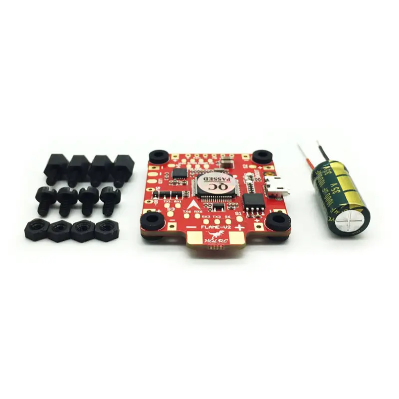 

30.5*30.5mm HGLRC F4 FLAME V2 Flight Controller Betaflight OSD 5V BEC for RC Models Racing Drone Quadcopter Spare Part Accs